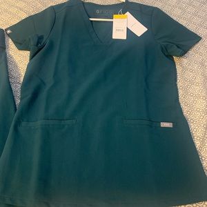 Figs Scrubs - Caribbean blue XS